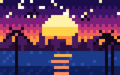 Pixel Sunset