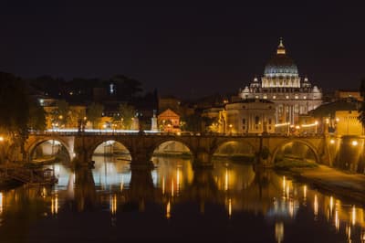 St Peter’s and the Ponte Sant’Angelo, Rome
