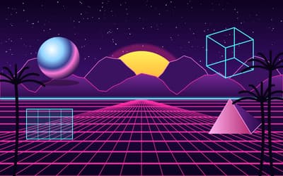 Vaporwave Sunset
